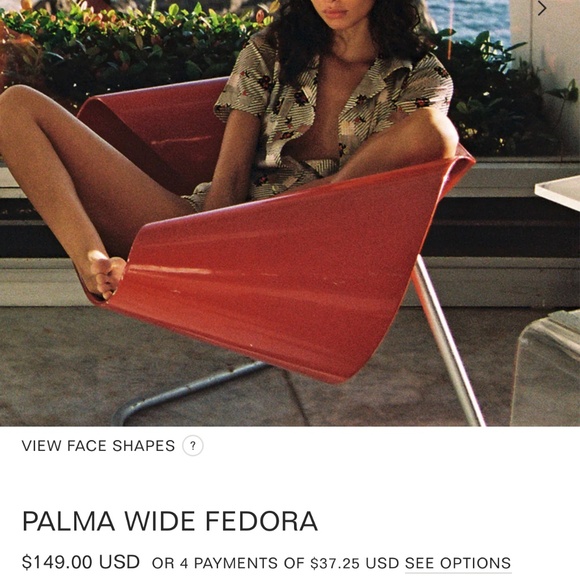 Lack of Color Palma Wide Fedora Straw Beach Hat main image 9